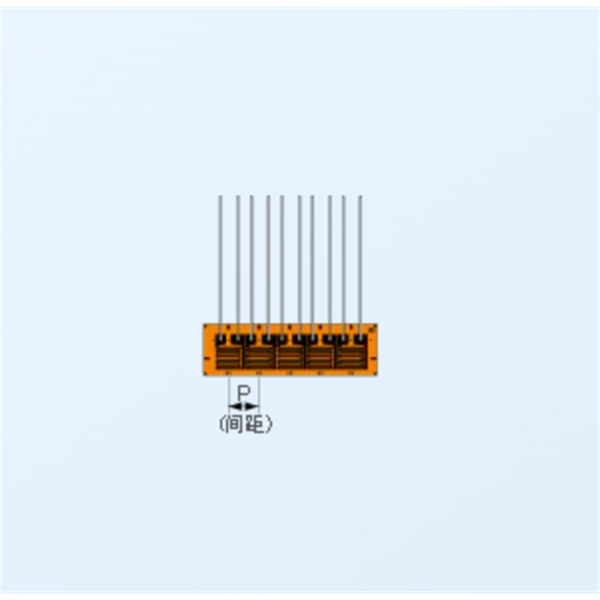 日本KYOWA共和電纜TE-57R  8孔60FC-8P母頭 - 6芯帶屏蔽前端預焊